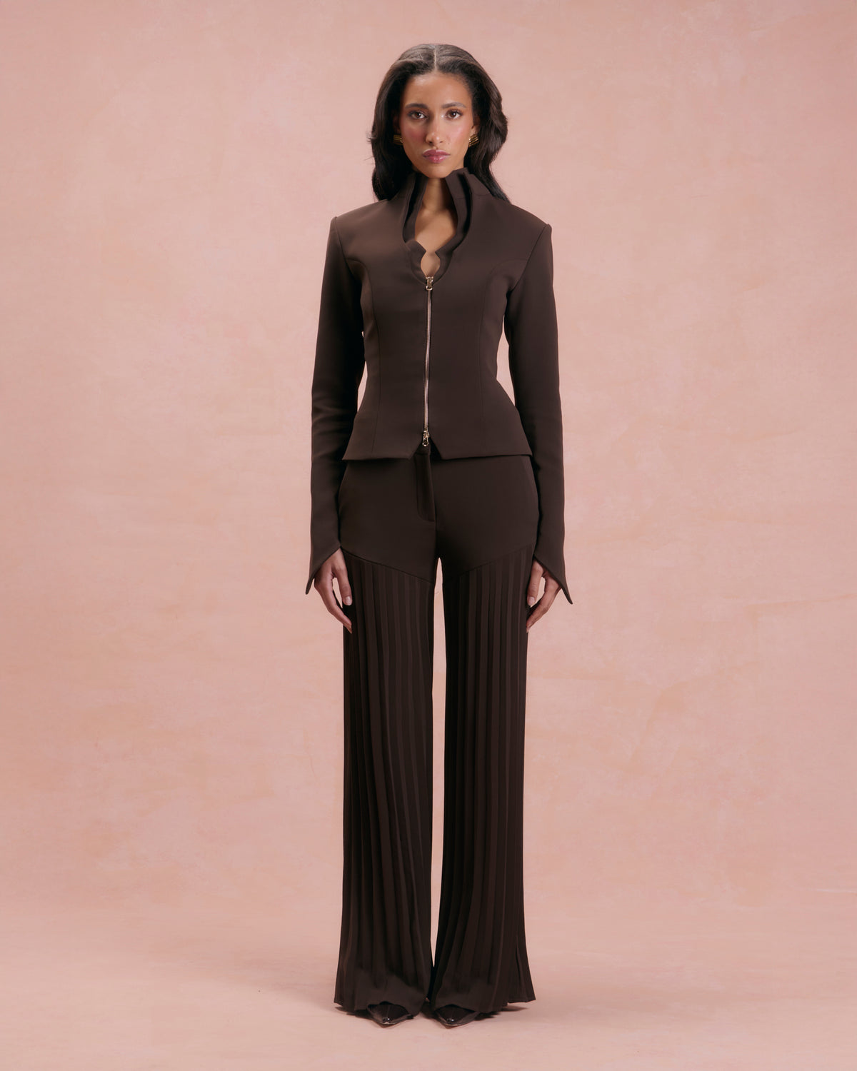Sculpted Glass Blazer