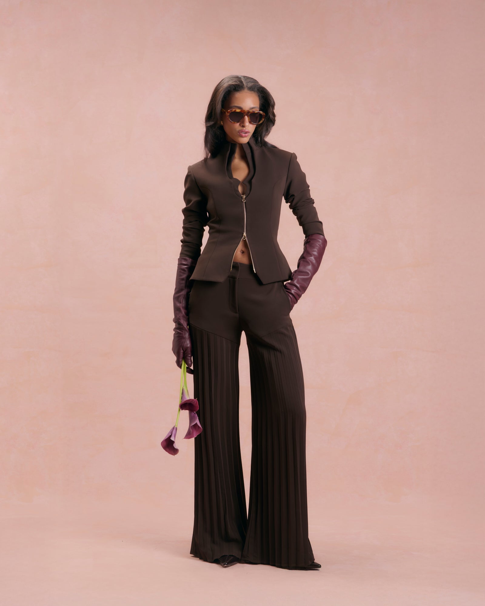 Sculpted Glass Blazer