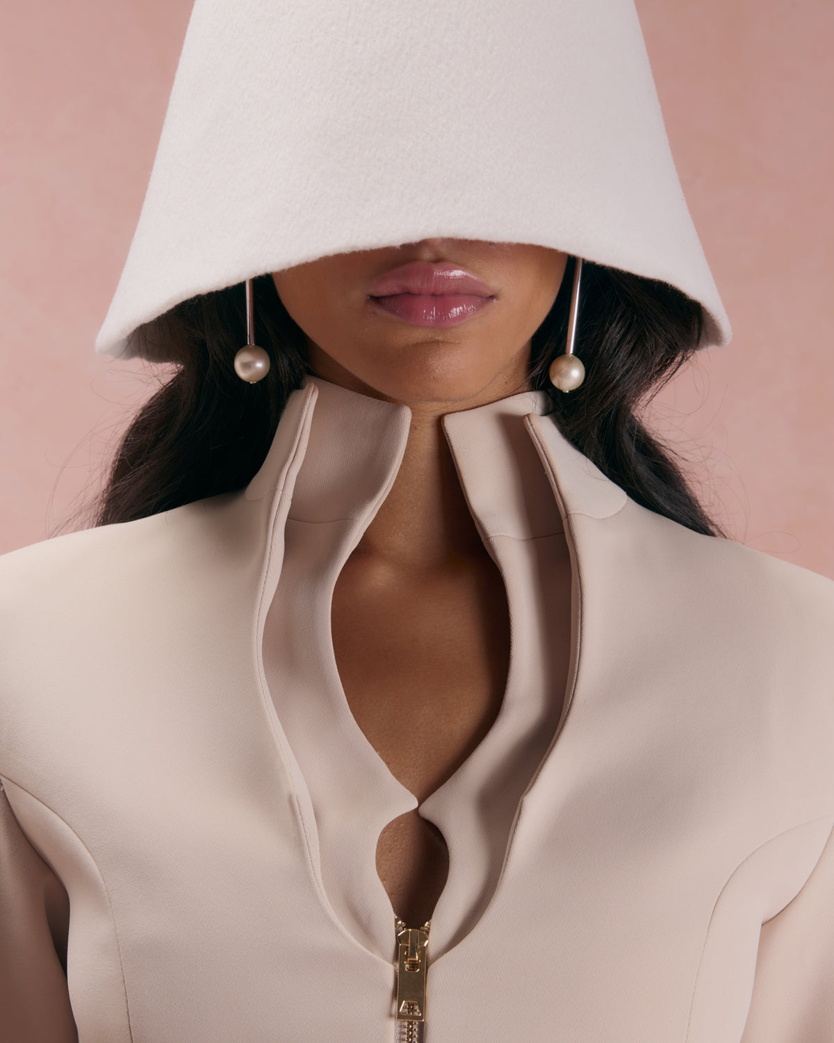 Sculpted Glass Blazer