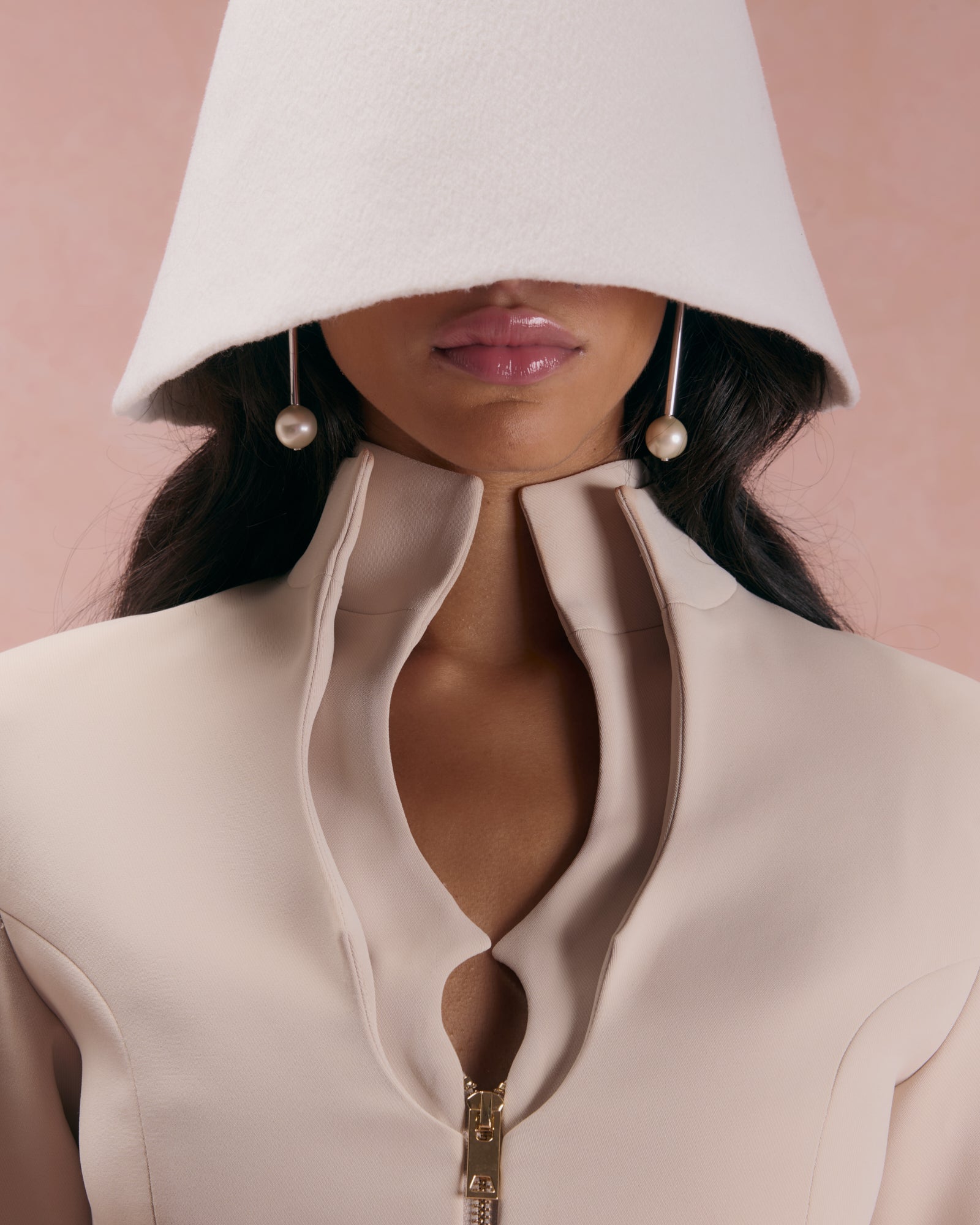 Sculpted Glass Blazer