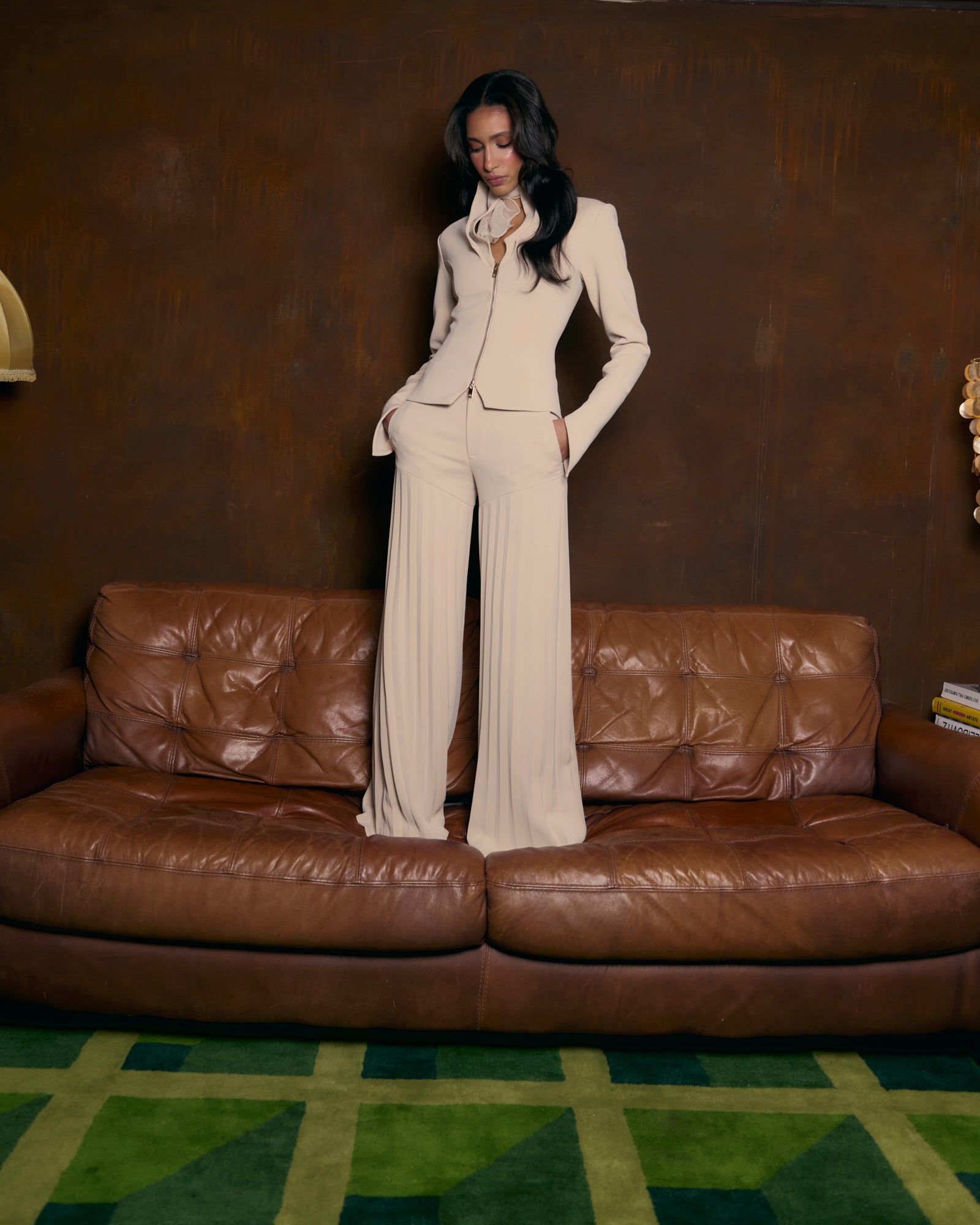 Sculpted Glass Blazer